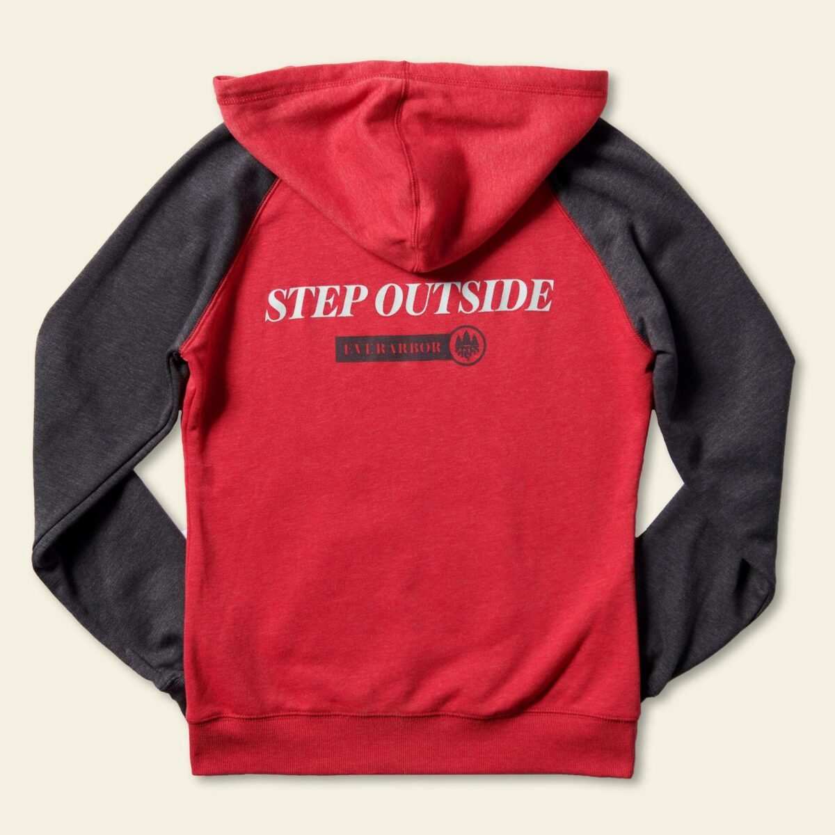 Women's Red Modern Hoodie - Image 2