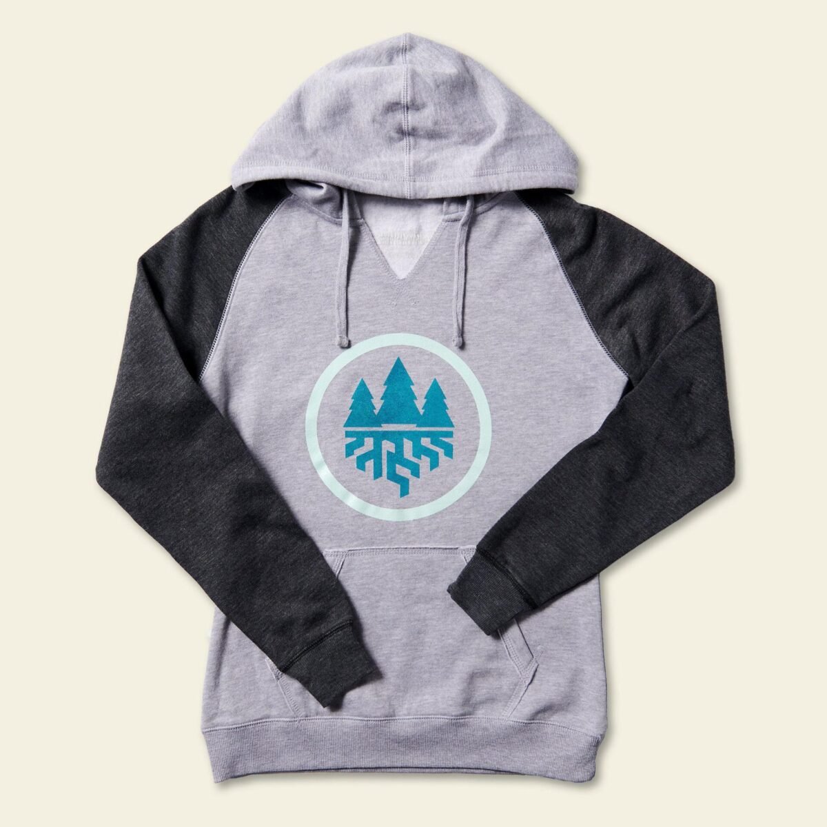 Women's Grey Modern Hoodie