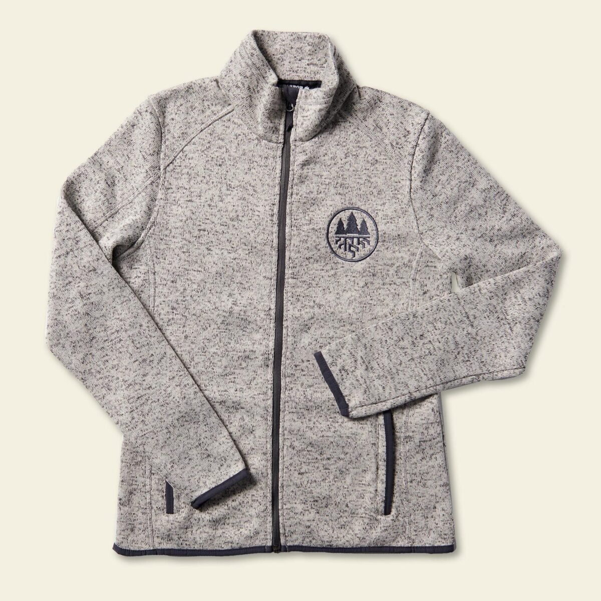 Women's Grey Fleece Jacket