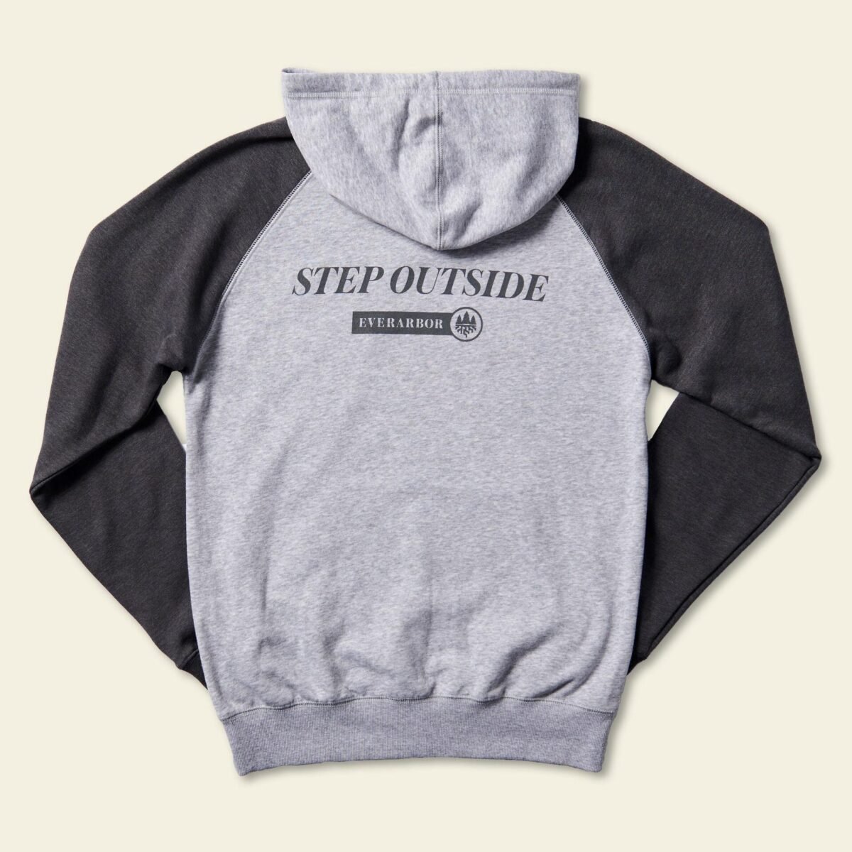 Men's Grey Modern Hoodie - Image 2