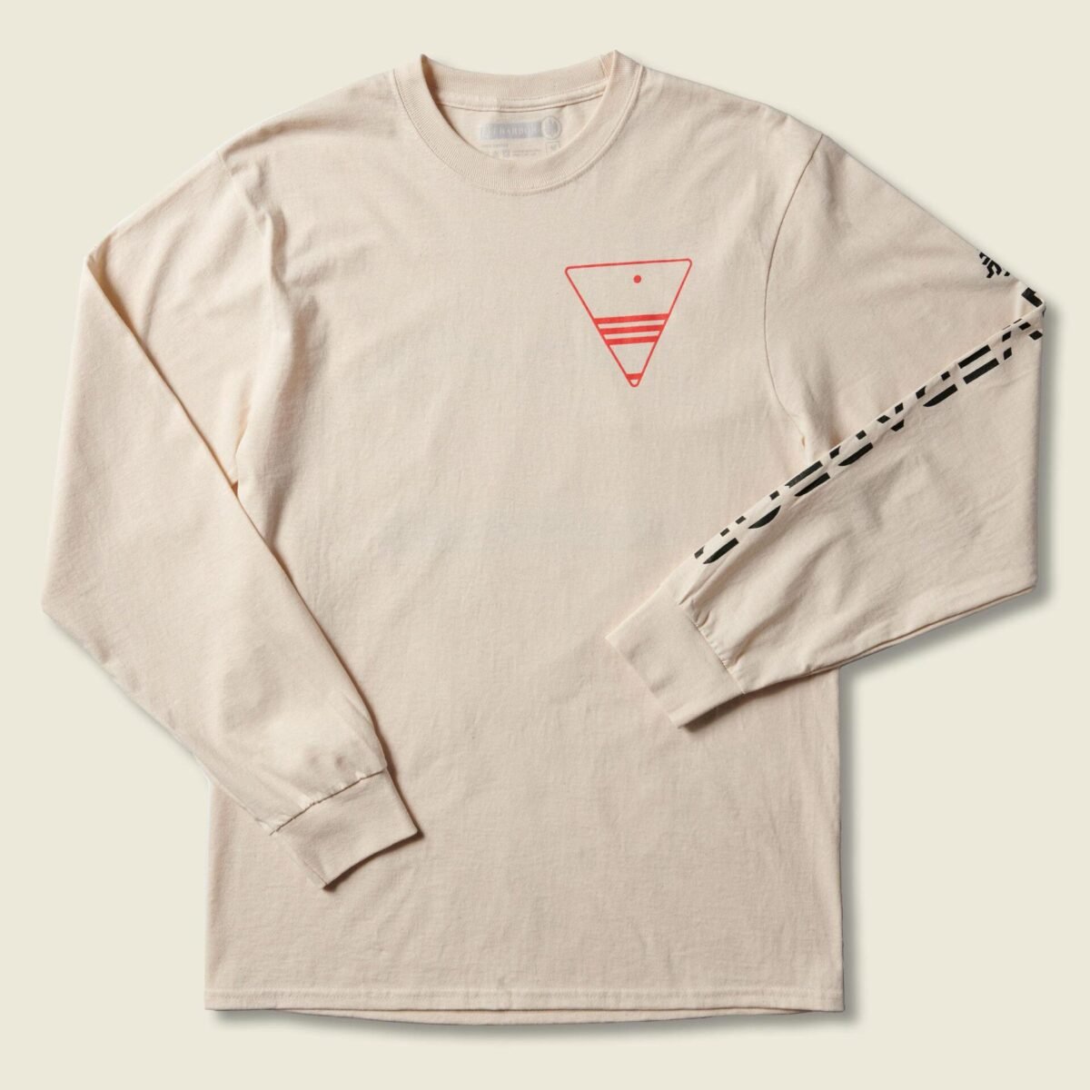 Triangle Mountains Long Sleeve - Natural
