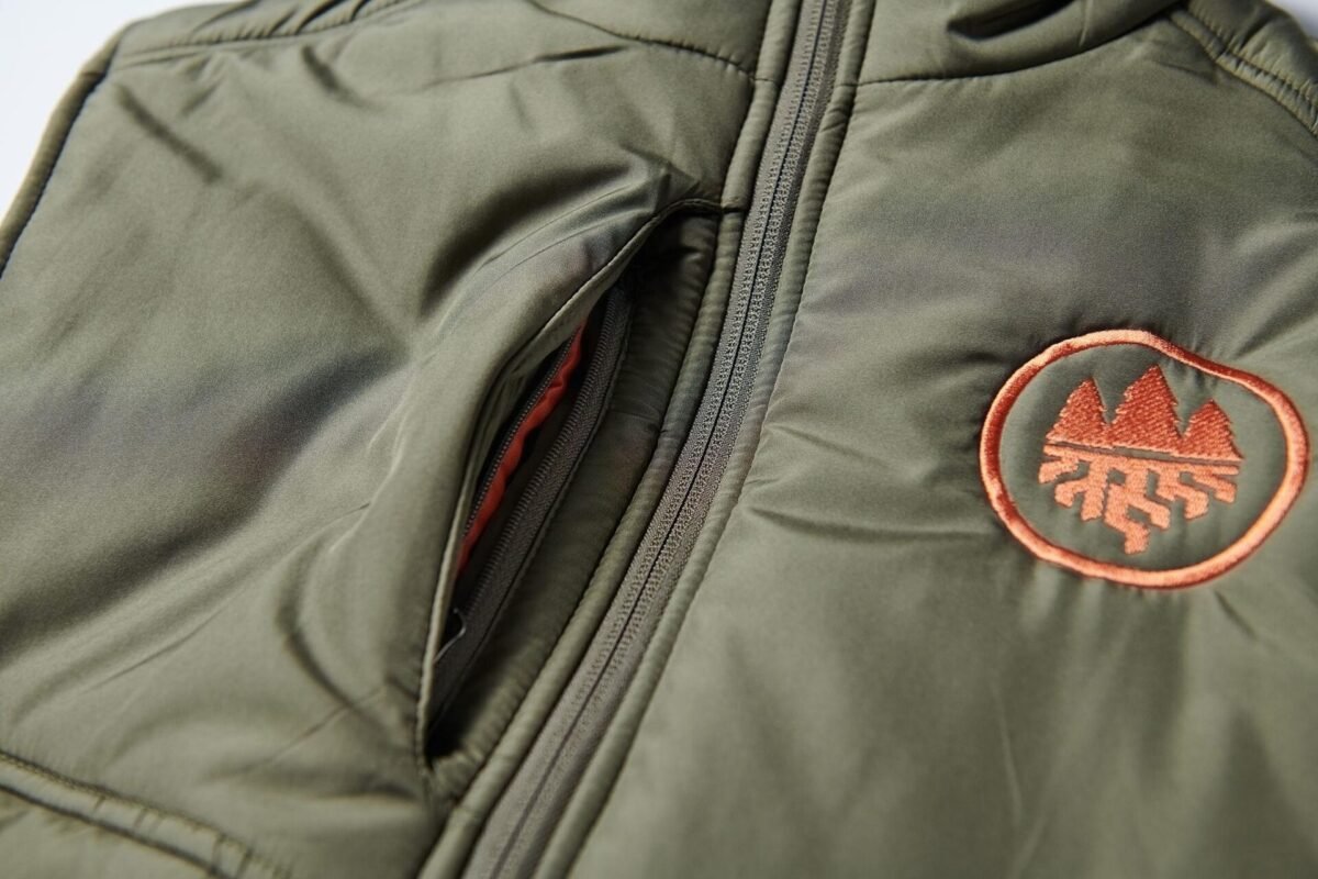 Men's Olive Green Mountain Sport Vest - Image 4