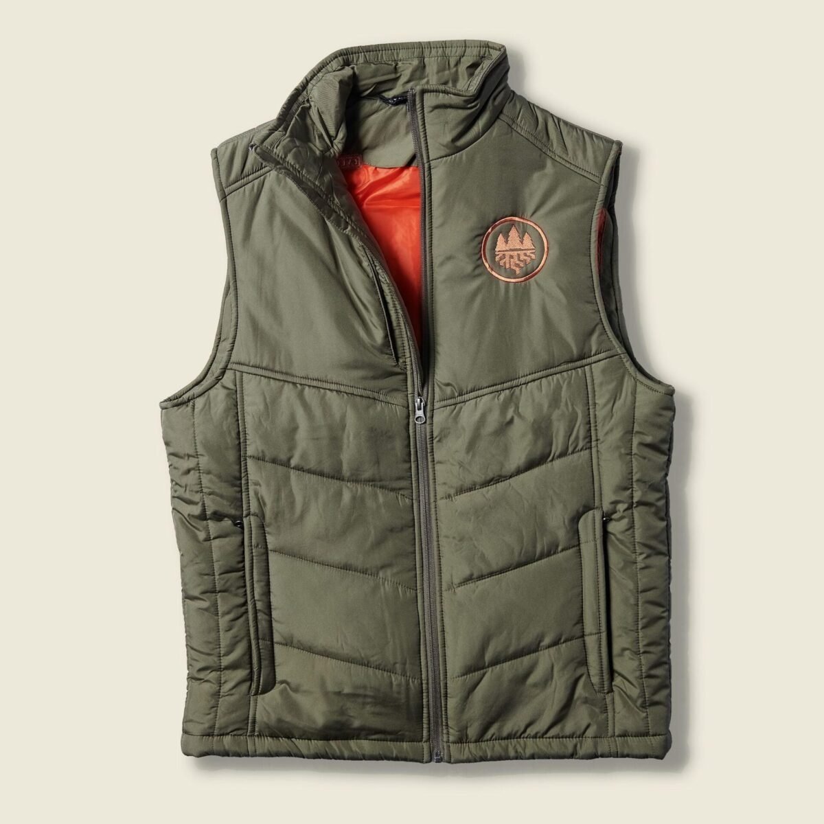 Men's Olive Green Mountain Sport Vest - Image 3