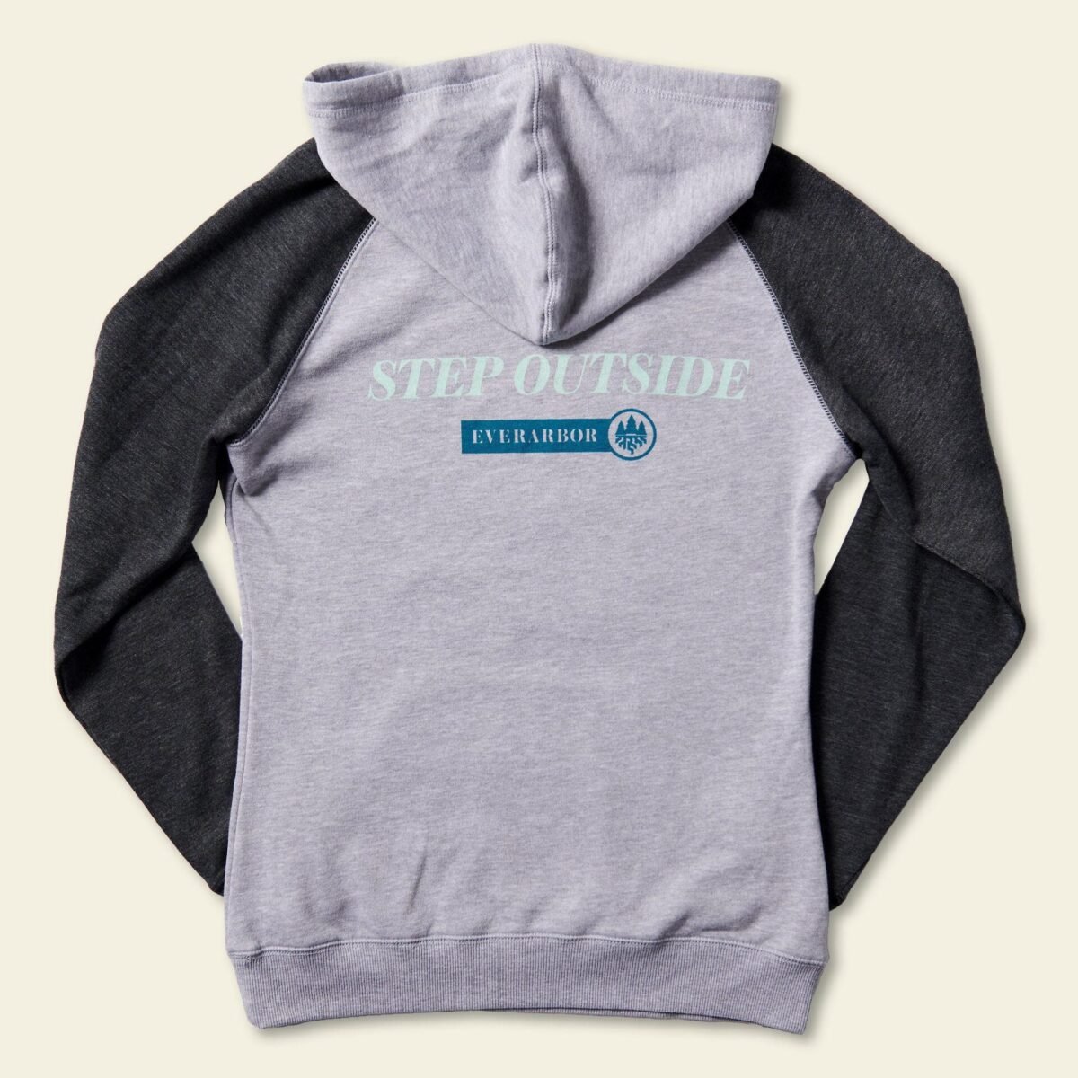Women's Grey Modern Hoodie - Image 2