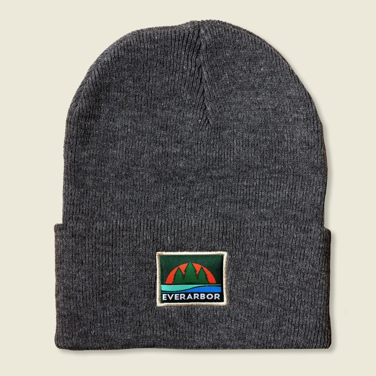 Grey Retro Beanie