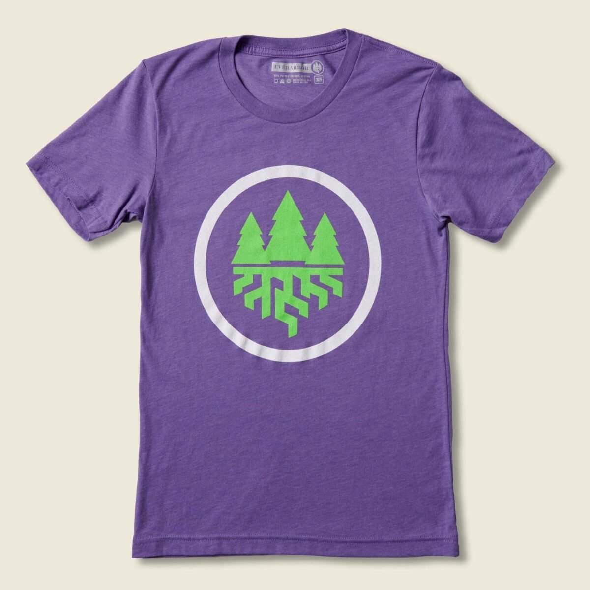 Everarbor Tag Seal Adult Tee (In Purple)