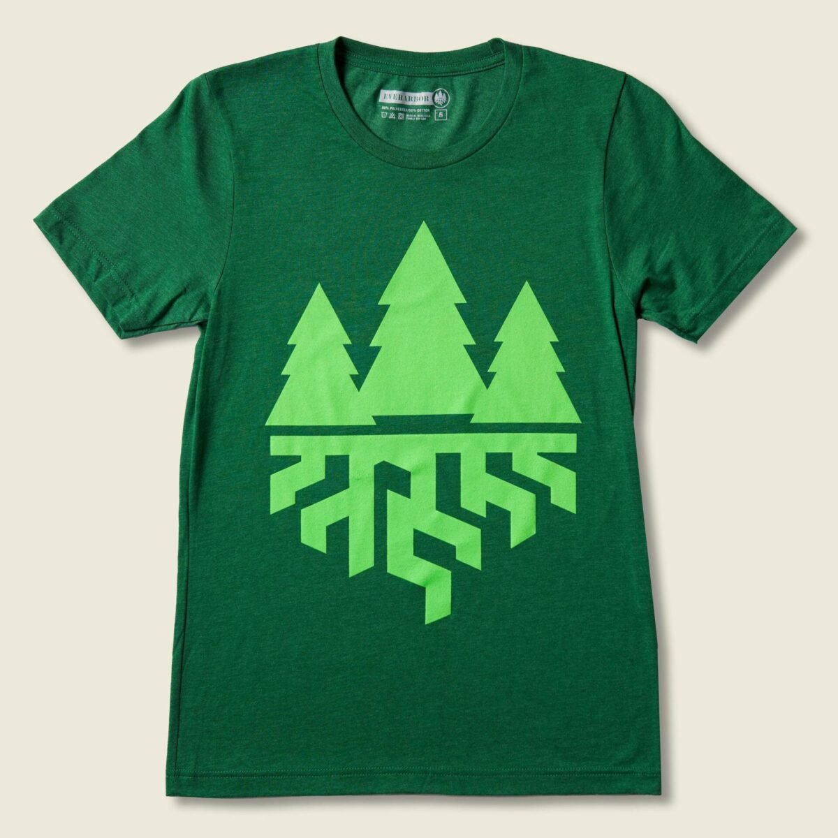 Everarbor Tag Seal Adult Tee (In Green)